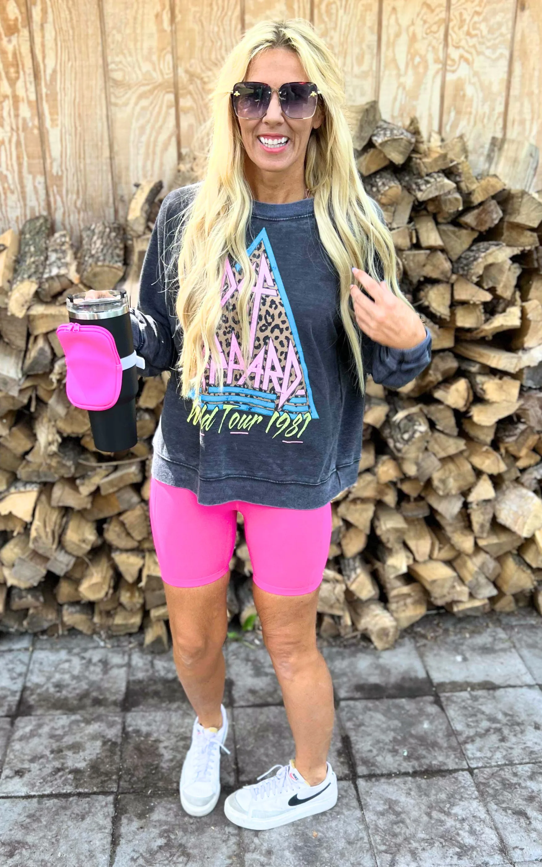 6 Inch Biker Shorts w/ Side Pockets - Final Sale
