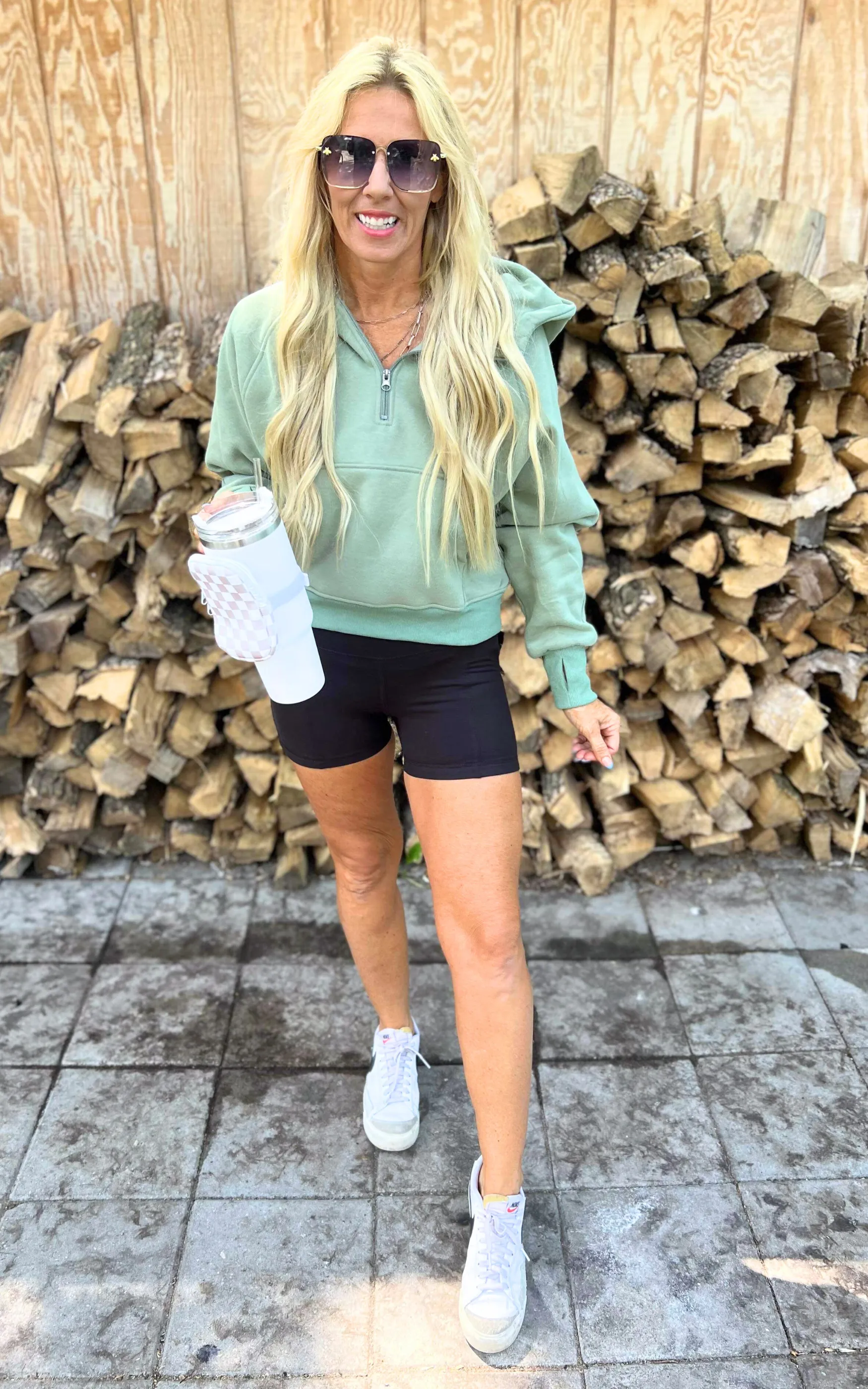 6 Inch Biker Shorts w/ Side Pockets - Final Sale