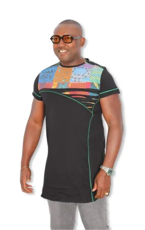 African Black T-shirt Ankara