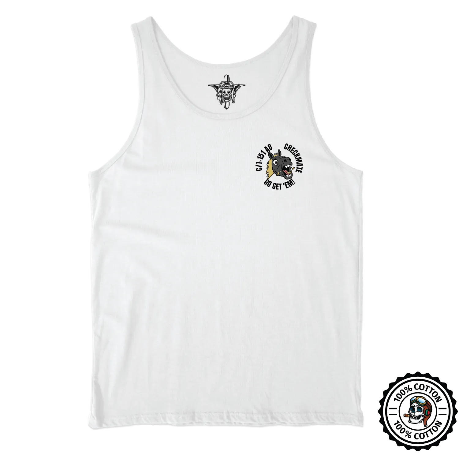 C Co, 1-151 AB “Checkmate” Tank Tops