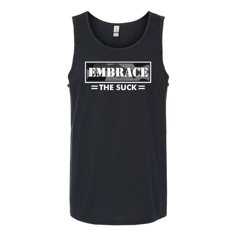 Embrace The Suck (Black Camo) Tank Top