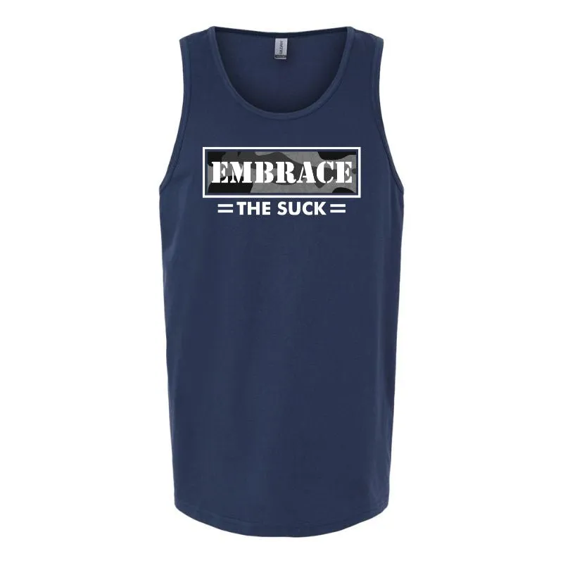 Embrace The Suck (Black Camo) Tank Top