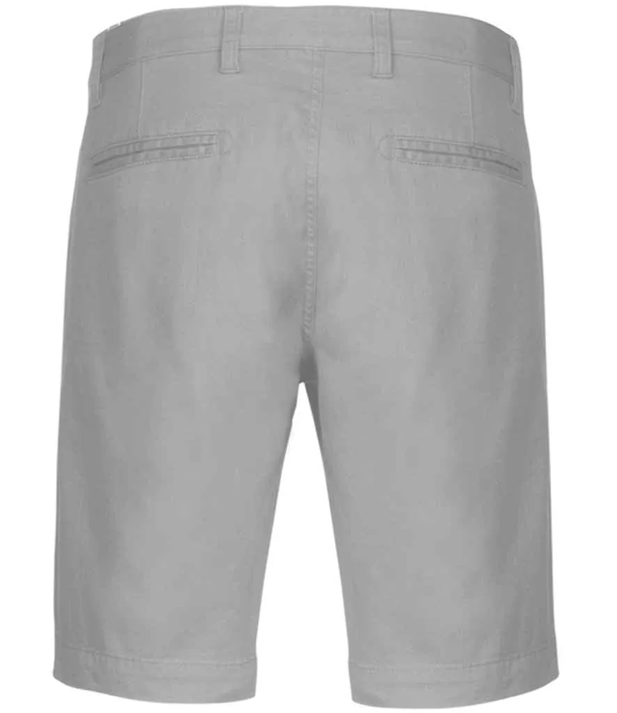 Kariban Chino Bermuda Shorts | Fine Grey