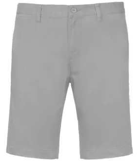 Kariban Chino Bermuda Shorts | Fine Grey