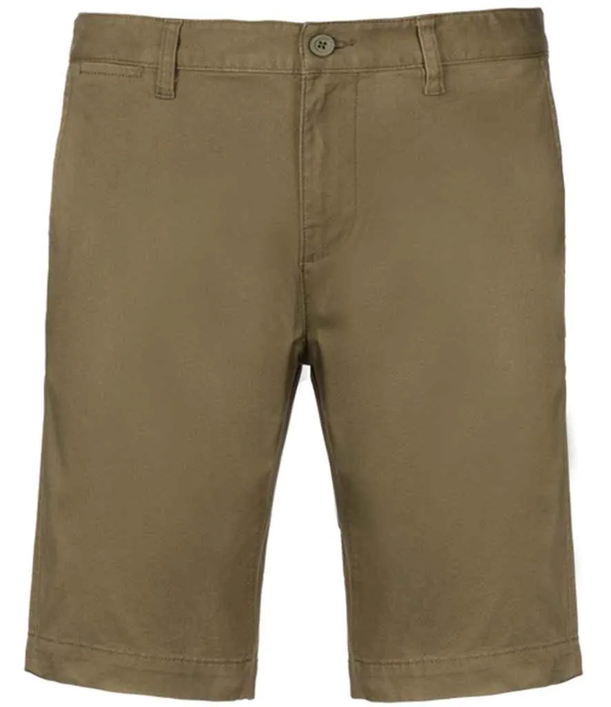 Kariban Chino Bermuda Shorts | Light Khaki