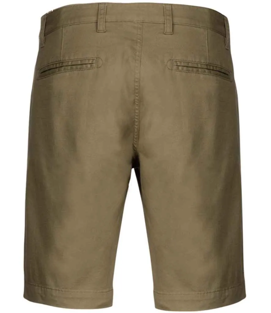 Kariban Chino Bermuda Shorts | Light Khaki