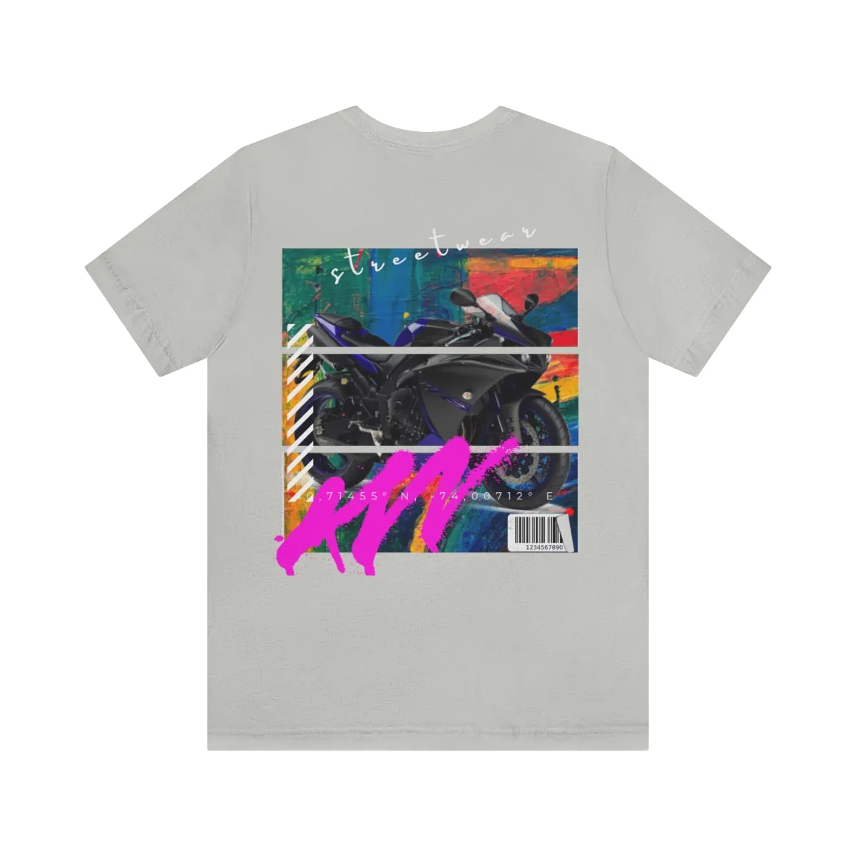 T-shirt Classic Jersey Short Sleeve (Urban Blue Sports Motorbike )