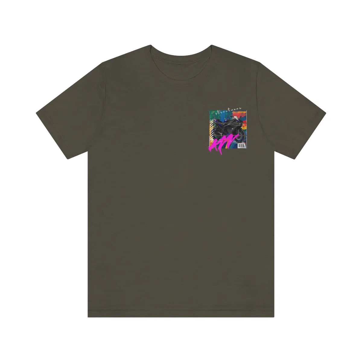 T-shirt Classic Jersey Short Sleeve (Urban Blue Sports Motorbike )