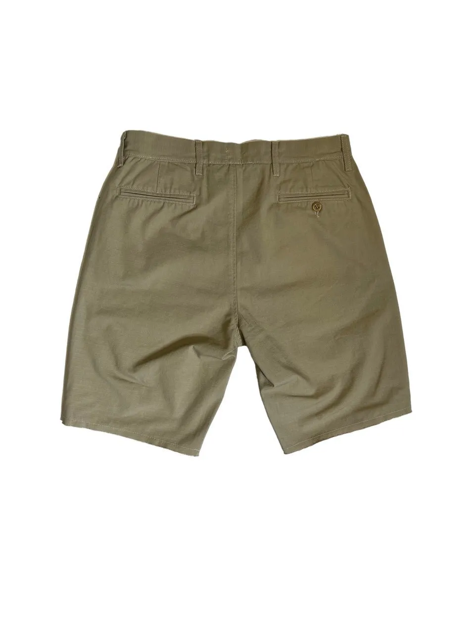 Tellason Cut-Off Shorts Cotton Ripstop Khaki